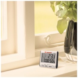 Метеостанции REXANT RM-011 70-0511 {Термогигрометр комнатный с часами и функцией будильника}